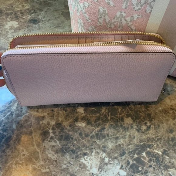 Michael Kors Tote Bag & Wallet Pink Gray main image 4